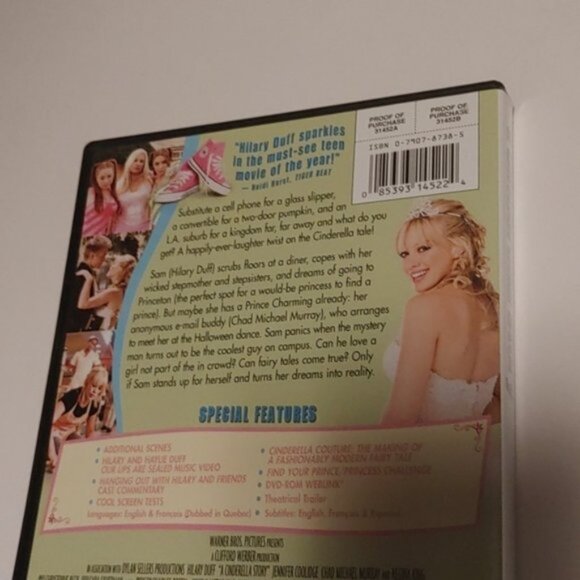 3/$13 A Cinderella Story DVD Movie 2004 Hilary Duff EUC - Picture 5 of 7